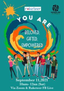 VERBUM DEI PHILIPPINES X RAKETEER : YOU ARE BELOVED, GIFTED, AND EMPOWERED.